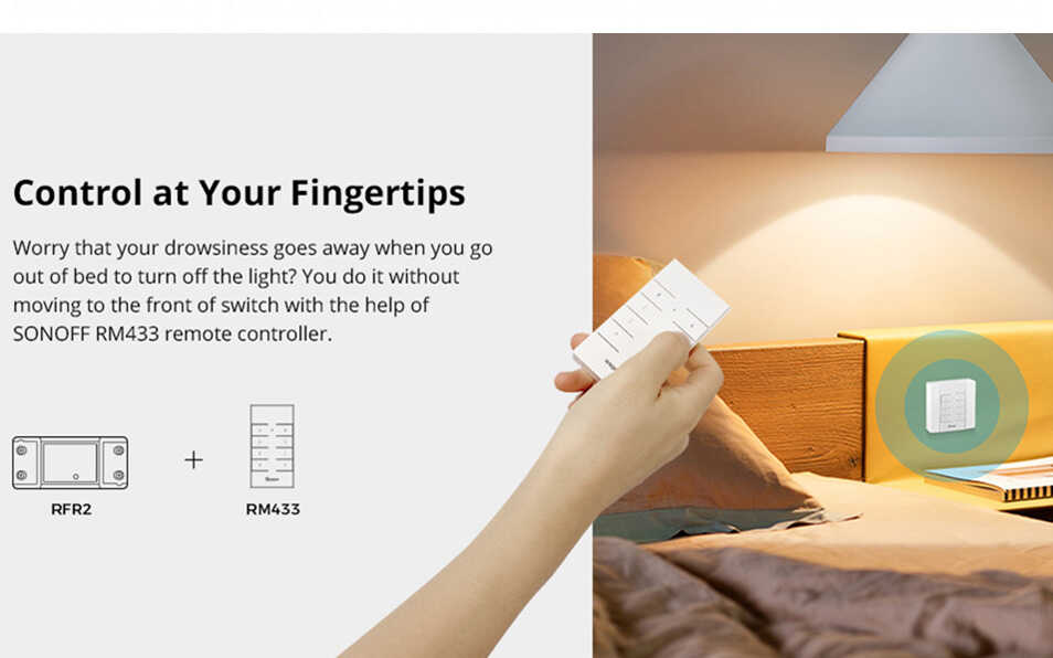 דרייבר אלחוטי SONOFF WiFi & RF דגם RF R2