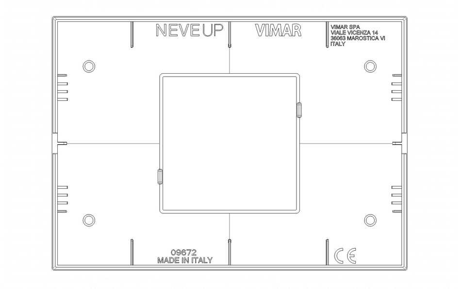 מסגרת 2 מודול שחור מט VIMAR NEVE 09672.14